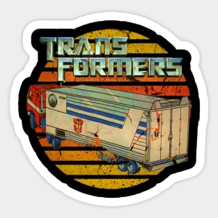 retro transformers Sticker